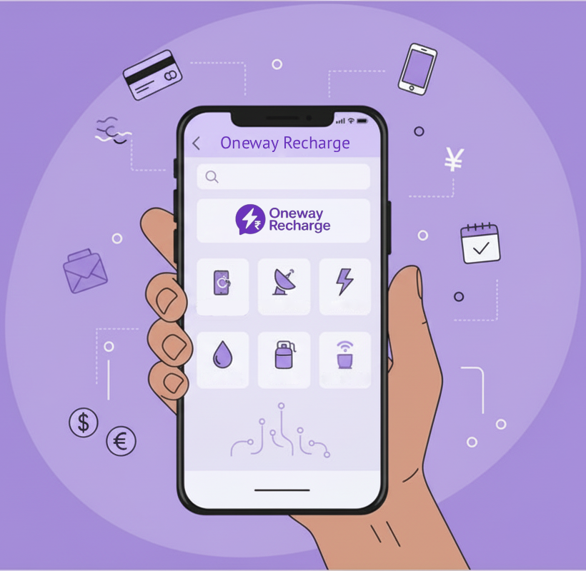 Recharge and Bill Payment Illustration